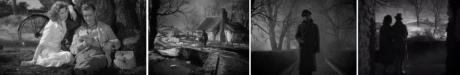 Images from the 1942 adaptation, illustrating the use of lighting, cinematography, and backdrops to create a dreamlike atmosphere.